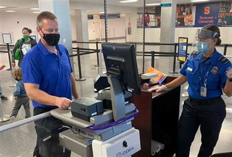 Screeners At Syracuse Airport Using New Tsa Technology To Detect Fake