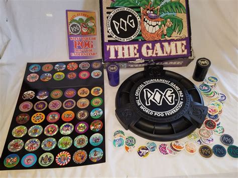 Pog The Game 1995 By Milton Bradley Tournament Games Card Games
