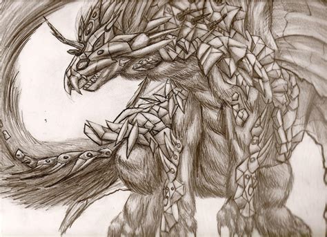 Wolf Dragon Hybrid By Dinndrako On Deviantart