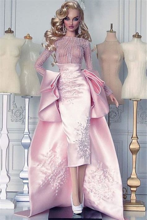 Dress Barbie Doll Barbie Model Doll Clothes Barbie Barbie Gowns Barbies Dolls Barbie Pink