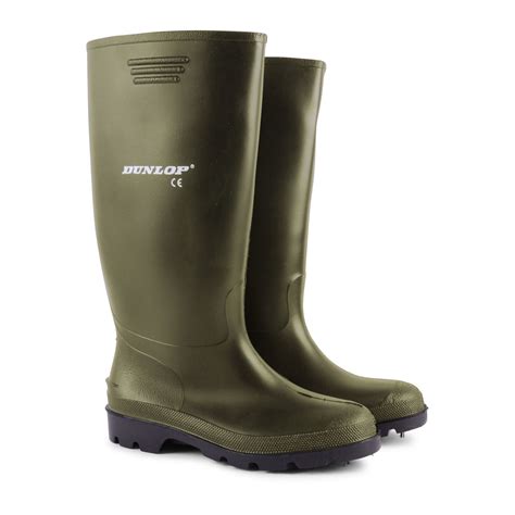 New Wellies Green Dunlop Wellington Boots