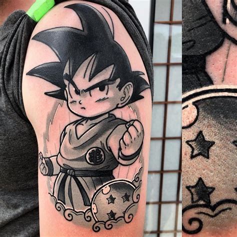 Goku tattoo by barbara corbucci. tattoodo | Tattoo by Chris Mesi #ChrisMesi #dragonballztattoo #dragonballz #dragonball # ...