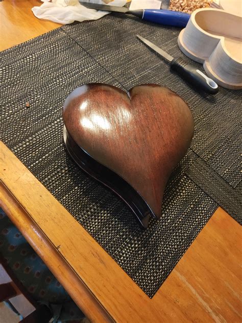 Heart Shaped Jewelry Box I Made For My Girlfriend Click To See The Diy
