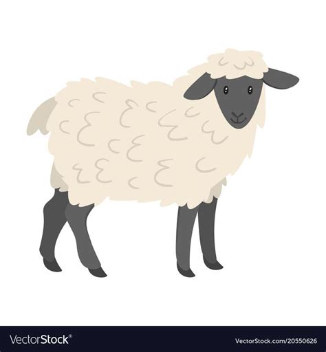 Farm Animal Sheep Royalty Free Vector Image Vectorstock Sheep Art