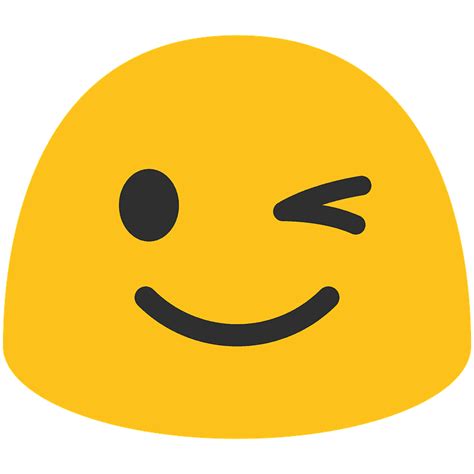 Winking Face Emoji Clipart Free Download Transparent Png Creazilla