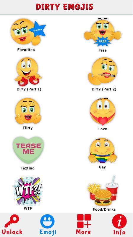 Dirty Emoji Adult Stickers And Flirty Icons For Android Apk Download