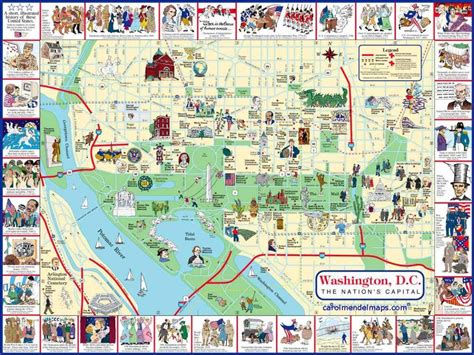 Washington Dc Map Wa Dc Map District Of Columbia Usa