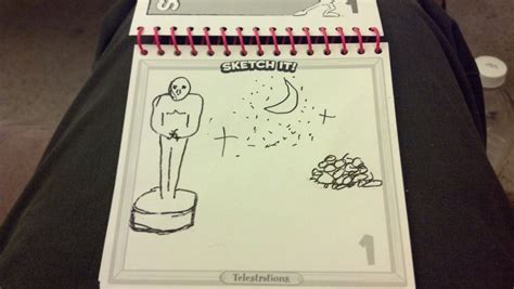 Use #usaopoly to share your lol moments. Telestrations: the "telephone" game, sketched out