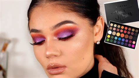 James Charles X Morphe Palette Review And Tutorial Blissfulbrii Youtube