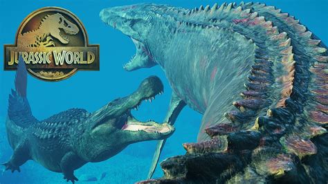 Mosasaurus Vs Deinosuchus Aquatic Tournament Jurassic World