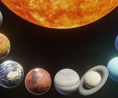 Artstation Photorealistic Solar System 3d Model Game Assets