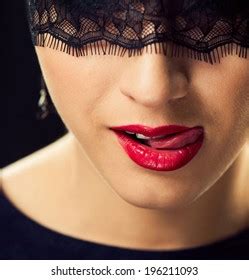 Sexy Woman Face Tongue Closeup Shutterstock