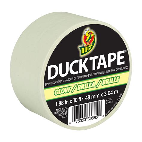 Duck Tape Solid Color Duck Tape 188 X 10 Ft Glow In The Dark
