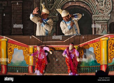 Puppet Show Bagan Myanmar Stock Photo Alamy
