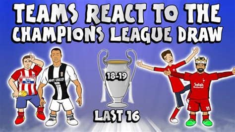 The 2019/20 uefa champions league draw gets underway from monte carlo where holders liverpool, real madrid, juventus, barcelona, psg and the draw will also feature an award giving for achievements the previous year presented to players including uefa men's player of the year and. TEAMS REACT TO THE LAST 16 UCL DRAW🏆 (Champions League ...