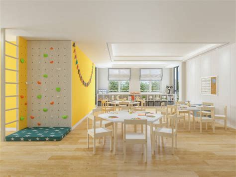 Empty Kindergarten Classroom Stock Photos Pictures And Royalty Free