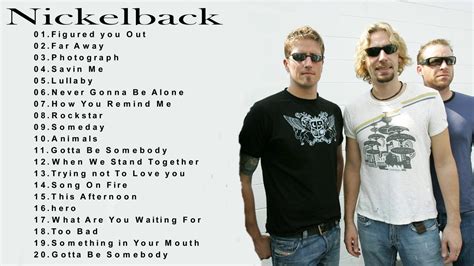 The Best Of Nickelback Nickelback Top Hits Nickelback Full Album Youtube