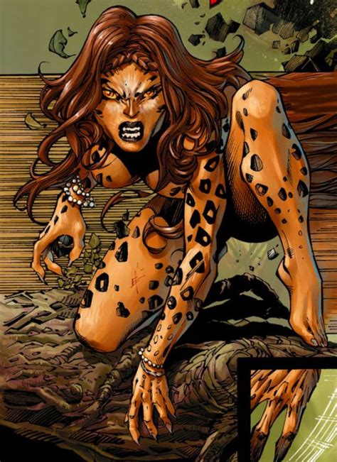 Deadly Dc Comics Supervillain Cheetah Naked Supervillain