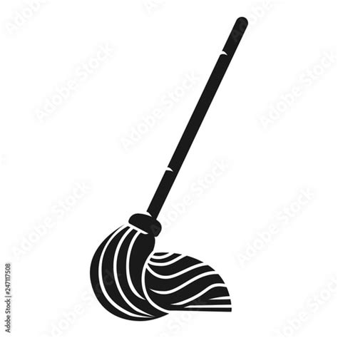 Mop Icon Simple Illustration Of Mop Vector Icon For Web Design