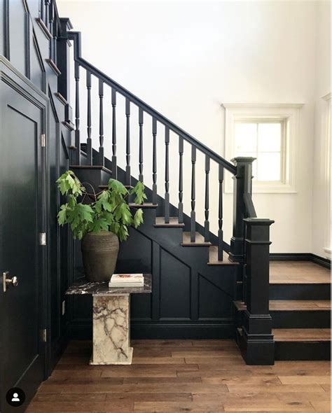 Black Stair Railing Stair Railing Makeover Diy Stairs