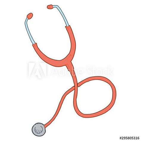 Stethoscope Icon Vector Illustration Of A Doctors Stethoscope Hand