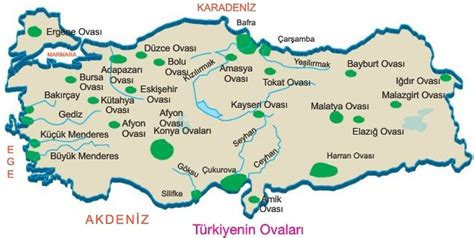 Türkiyenin Ovaları Tyt Coğrafya Konu Anlatımı Ders Notları Özet