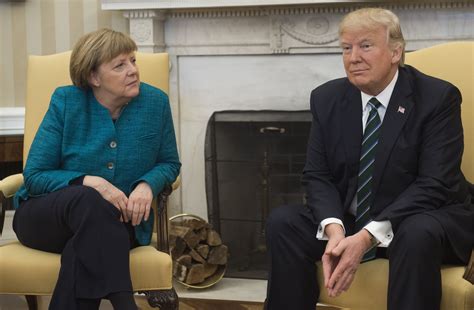 Donald Trump And Angela Merkel Handshake Memes Popsugar Tech