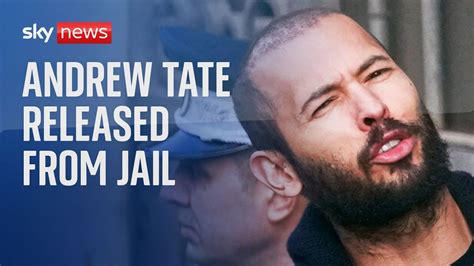 Andrew Tate And His Brother Released From Jail In Romania Youtube
