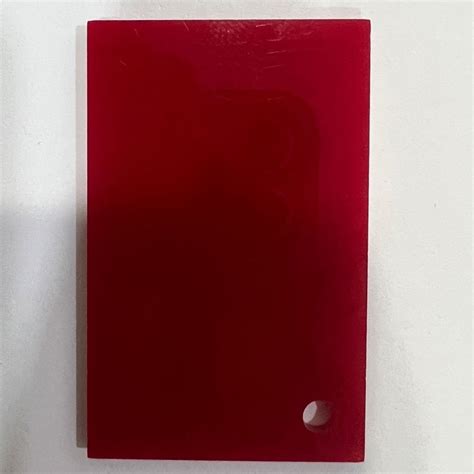 Polished Rectangular Red Acrylic Sheet At Rs 75square Feet In