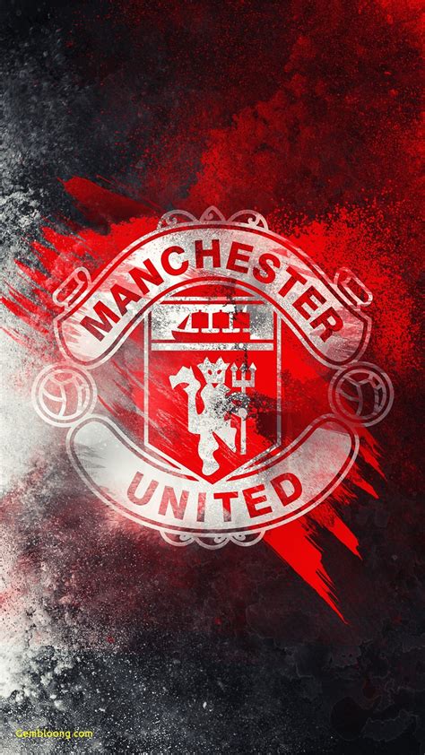 (combo) this set includes 1 of each: Wallpapers Logo Manchester United 2018 (46+ background ...