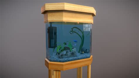 Fish Tank Buy Royalty Free 3d Model By Mike Nixon Michaelnixon
