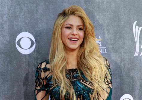Colombian Singer Songwriter Shakira Arrives At The 49th Annual Academy