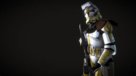 Artstation Clone Trooper Phase 2 Commander Bly Resources