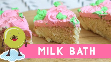 Strongly moisturizes, nourishes and softens. Resep Milk Bath Cake - YouTube
