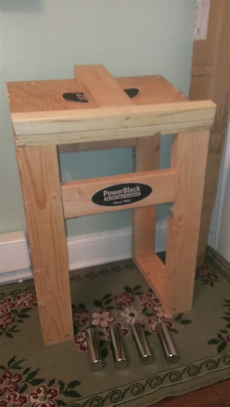 Make one for yourself and display your guitar in style or build a stand and. DIY Powerblock Dumbbell Stand : woodworking