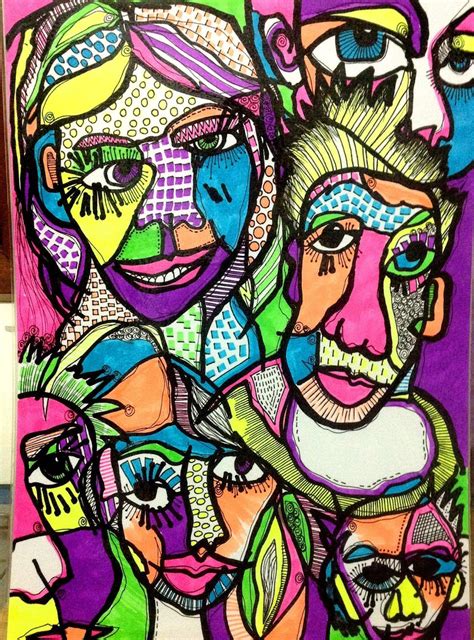 Check spelling or type a new query. Blind Contour Drawing - Portraiture #portraitureart ...
