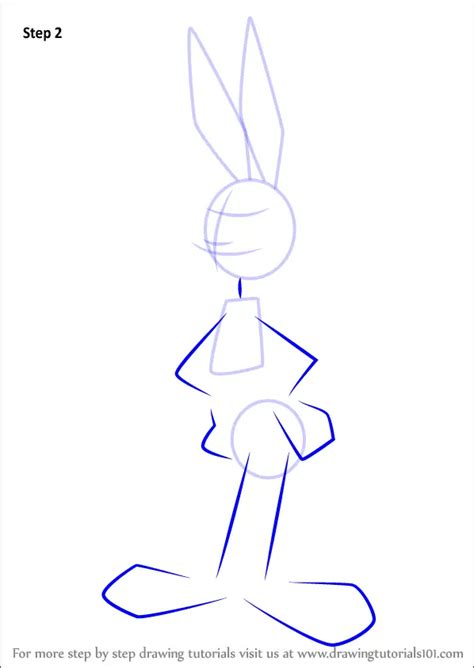 Step By Step How To Draw Bugs Bunny From Animaniacs