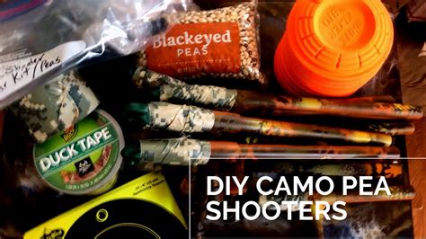 Diy Camo Pea Shooters Youtube