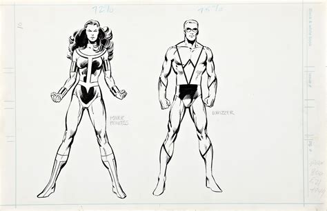 Marvel Comics Of The 1980s 1985 Early Designs For Squadron Supreme