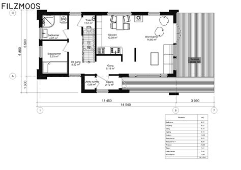 Floor Plan And Layout Chalet Filzmoos Rovo Chalets