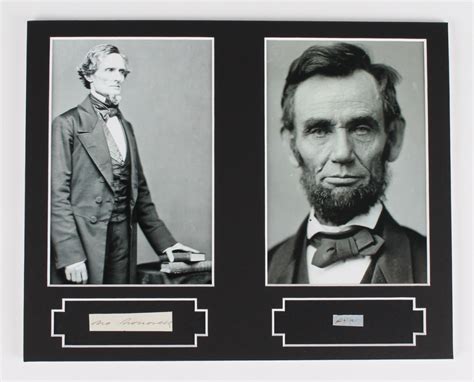Jefferson Davis And Abraham Lincoln