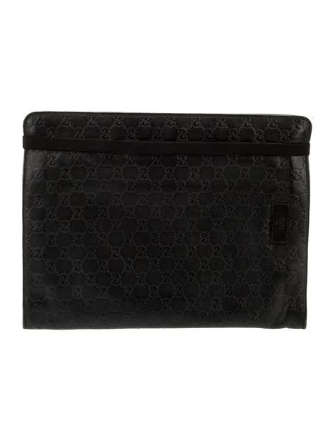 Gucci Gg Signature Portfolio Black Portfolios And Pouches Bags
