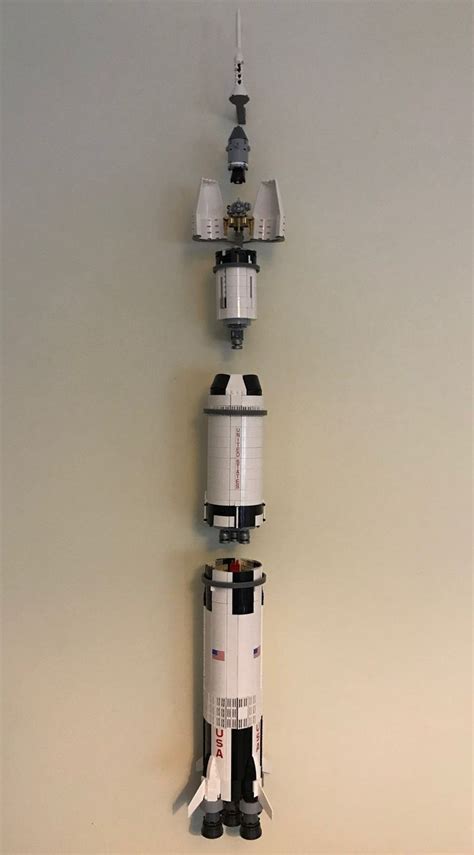 Wall Mounting Kit For Displaying Apollo Saturn V Rocket Etsy In 2021