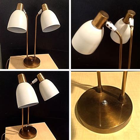 Two Headed Gerald Thurston Table Lamp for Lightolier ...