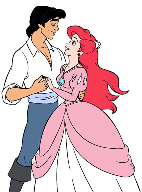 Ariel And Prince Eric Clip Art Images Disney Clip Art Galore