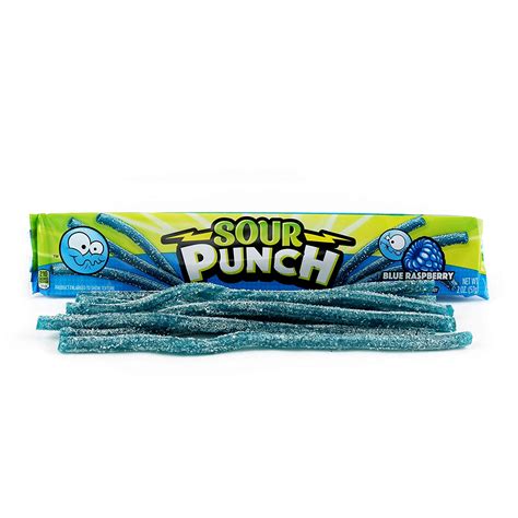 Sour Punch Straws Blue Raspberry 2oz Candy Funhouse Candy Funhouse Us