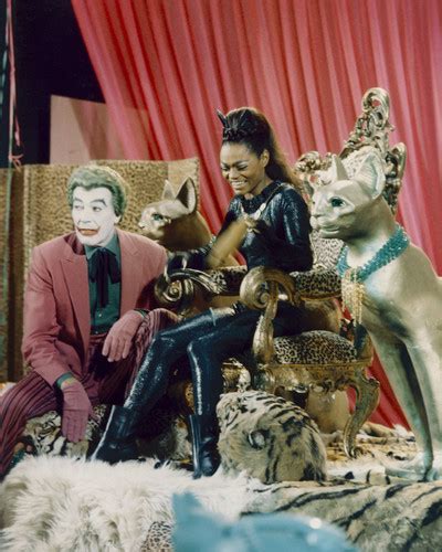 Batman Cesar Romero Eartha Kitt Sitting On Throne As Joker And Catwoman 8x10 Photo Ebay