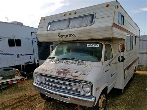 1976 Dodge Motorhome For Sale Ab Edmonton Vehicle At Copart Canada