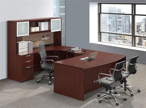 U Shaped Desk With Hutch And Drawers Madison Liquidators