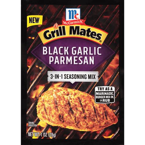 Mccormick Grill Mates Black Garlic Parmesan Marinade Mix 1 Oz Salt Spices And Seasonings